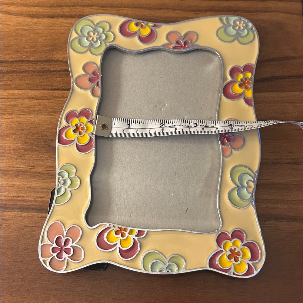 Sonoma Metal Boho Multi Color Flower photo frame 6” X 7 1/2” - Picture 6 of 7